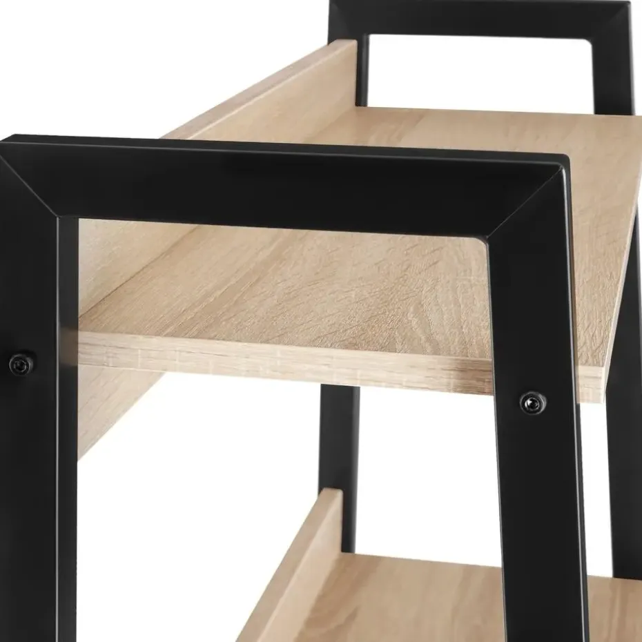 tectake Wandrek, Industrieel Licht Hout, Eiken Sonoma