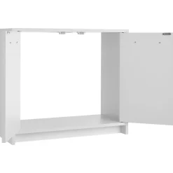 tectake Wastafelonderkast Katalina, ruim, draagkracht 20 kg, Wit