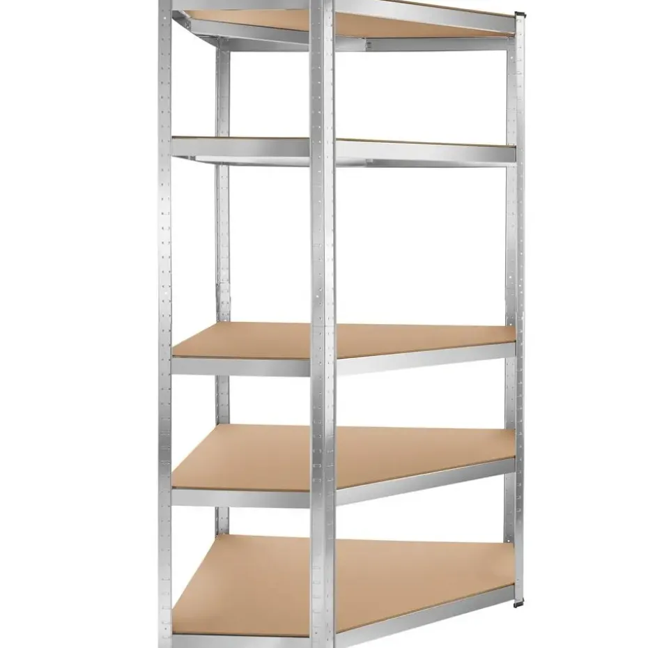tectake Werkplaatsrek, Zilver