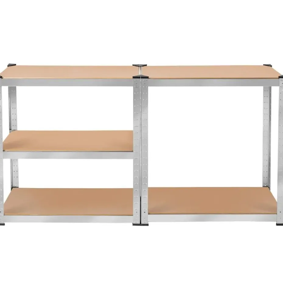 tectake Werkplaatsrek, Zilver