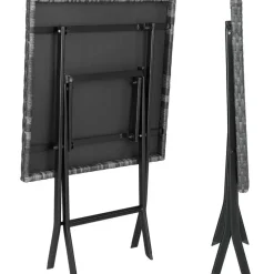 tectake Wicker balkonset Trevi, Grijs