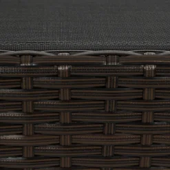 tectake Wicker ligbed Moana, Bruin Mix