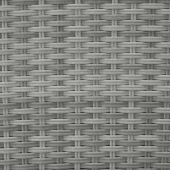 tectake Wicker tuinset Lausanne 2+1 - Lichtgrijs
