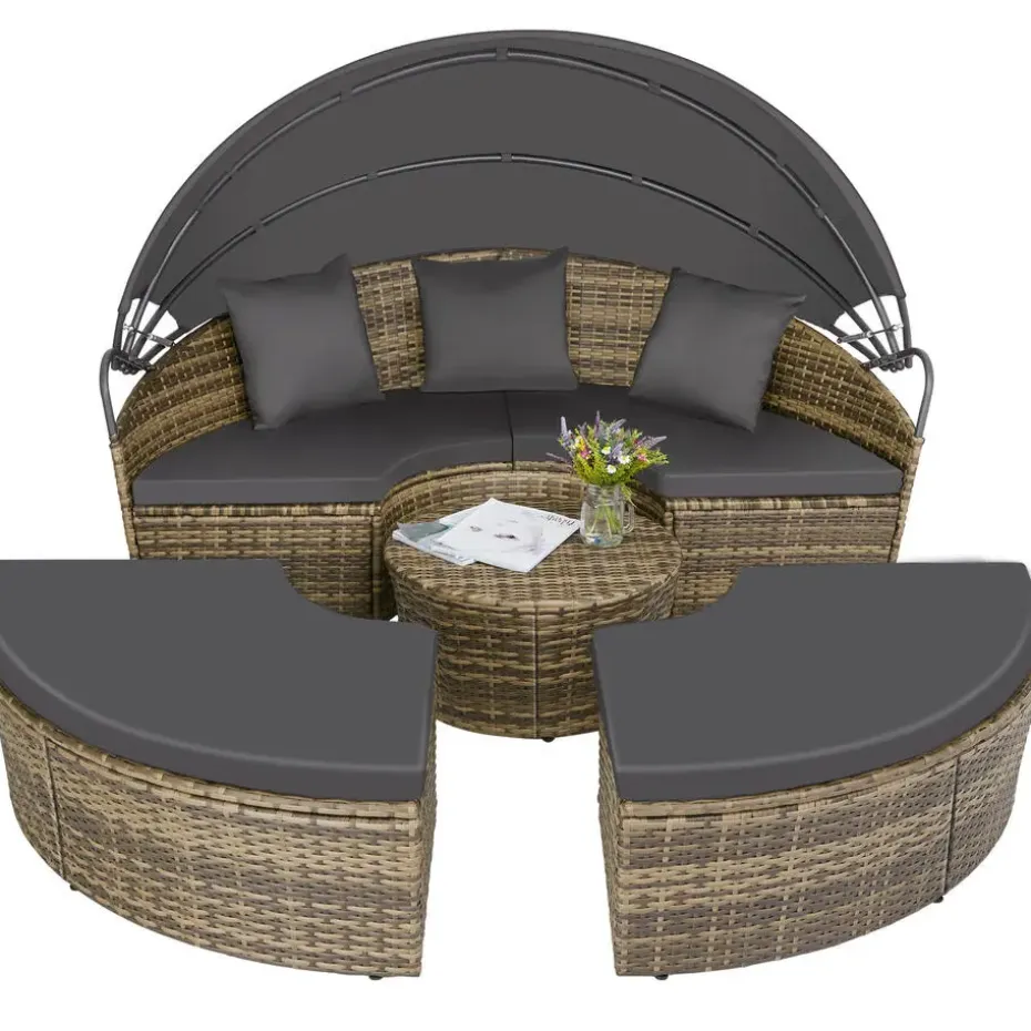 tectake Wicker zonne-eiland Santorini, Natuur