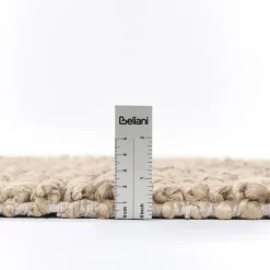 TELLIKAYA - Loper vloerkleed - Groen/Beige - 200 x 300 cm - Jute