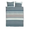 Ten Cate Katoenen Dekbedovertrek - 200x200/220 - Lara Petrol