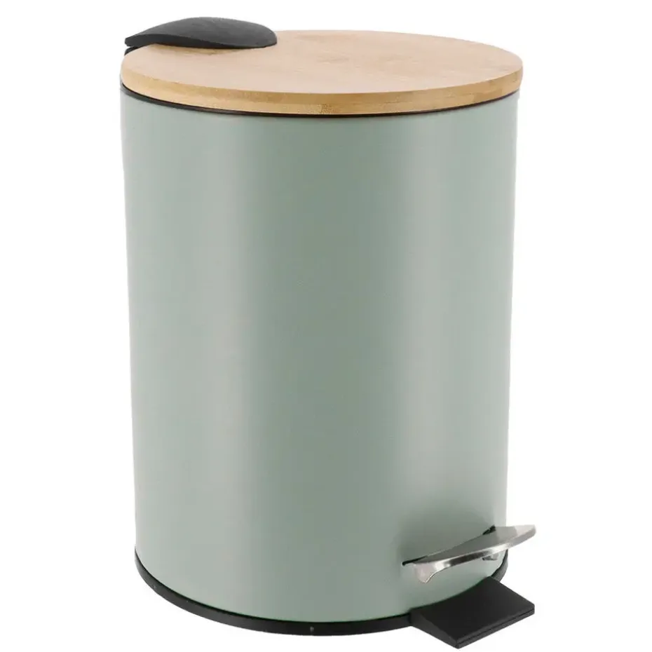 Tendance Badkamer prullenbak Bamboo vibe - soft close - 3 ltr