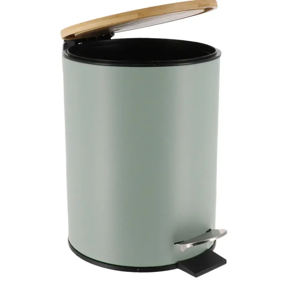 Tendance Badkamer prullenbak Bamboo vibe - soft close - 3 ltr