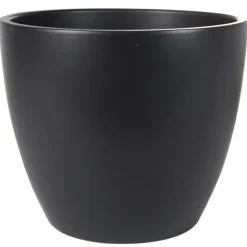 Ter Steege Bloempot - zwart - Scandinavisch - 33 x 28 cm