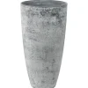Ter Steege Plantenpot - betongrijs - kunststof-steenpoeder - 29x50 cm