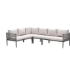 Teramon hoekset - 4-dlg. - carbon black - taupe - desert sand