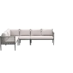 Teramon hoekset - 4-dlg. - carbon black - taupe - desert sand