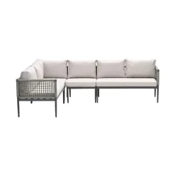 Teramon hoekset - 4-dlg. - carbon black - taupe - desert sand