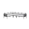Teramon hoekset - 4-dlg. - carbon black - dark grey - valley sand