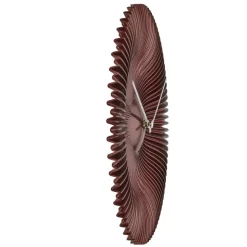 TFA radio gestuurde wandklok - kunststof - koper - Dia 18 cm