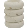 Theelichthouder Nordic - off-white - 8,5xØ7 cm