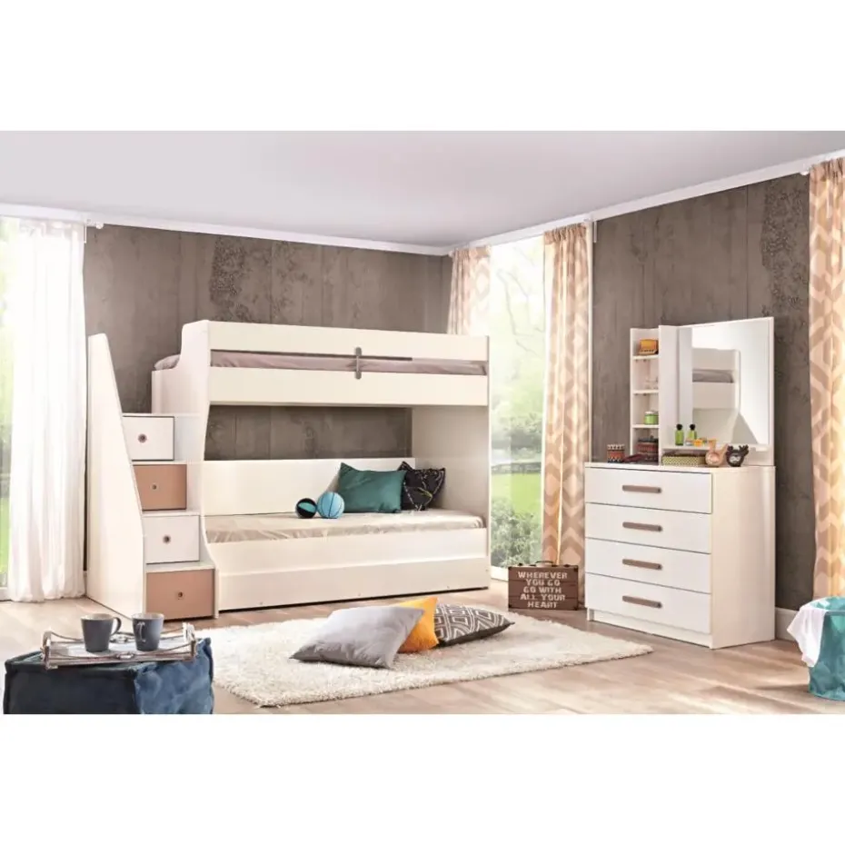 Tivoli stapelbed kinderbed met opbergruimte kinderkamer 190 x 90 cm