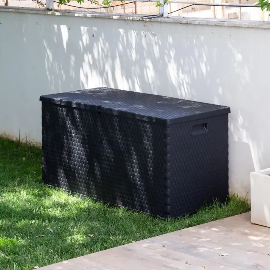 Toomax Rattan opbergbox - 420L - antraciet