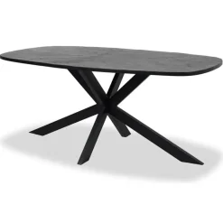 Tower Living Silvi eettafel visgraat zwart 220x110x78
