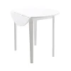 Trend - Ronde eettafel 92x54 cm 4-persoons in wit eiken MDF