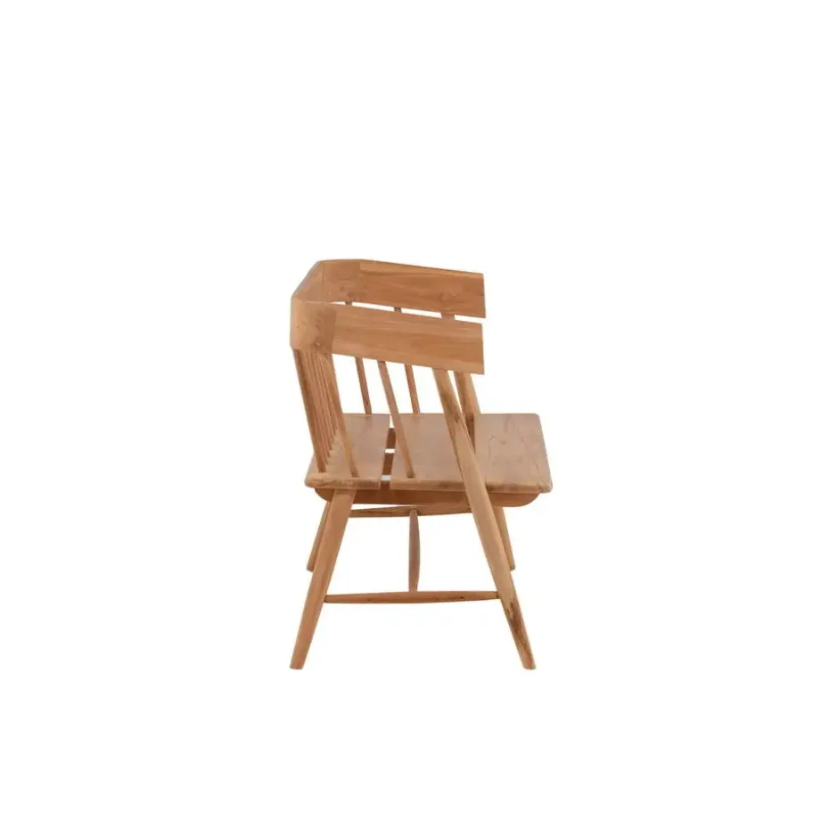 Tuinbank Naturel Teakhout - 132x132x85cm - Split