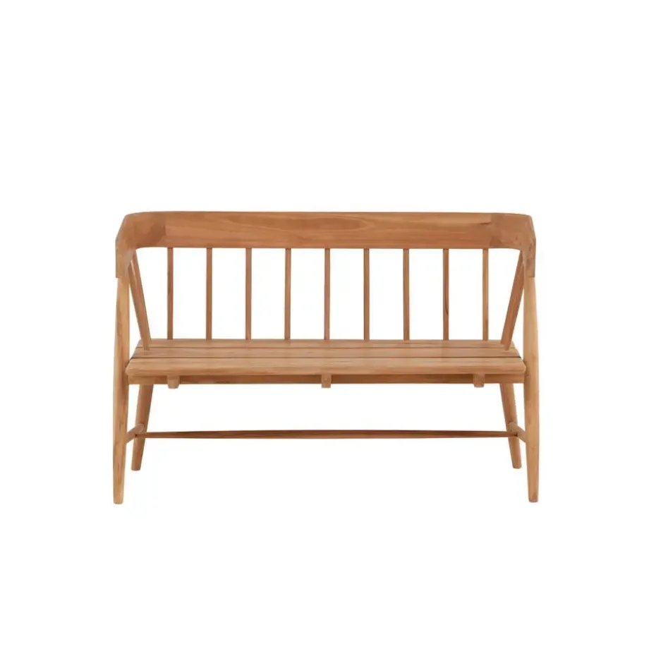 Tuinbank Naturel Teakhout - 132x132x85cm - Split