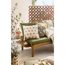 Tuinbank Orleàns Brest - naturel/donkergroen - 61x157x61 cm