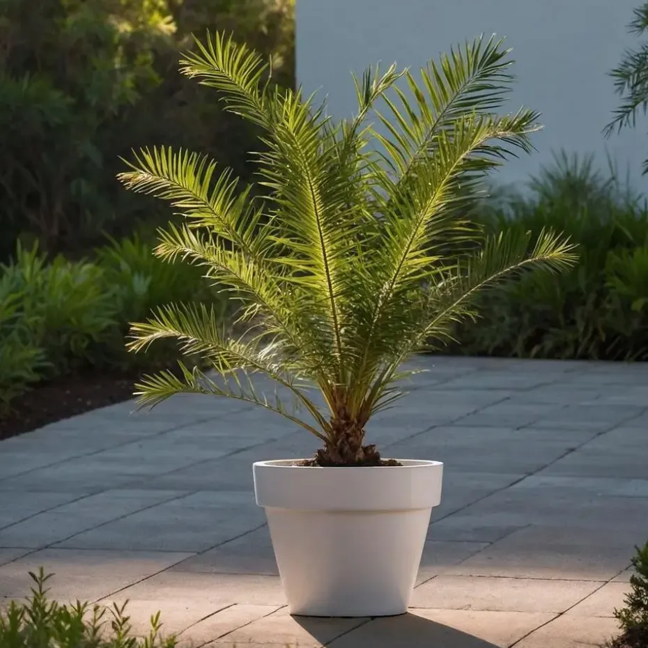 Tuinpalm - Set van 3 - Phoenix Chamaerops Washingtonia - Hoogte 50-70cm - ⌀15cm