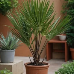 Tuinpalm - Set van 3 - Phoenix Chamaerops Washingtonia - Hoogte 50-70cm - ⌀15cm