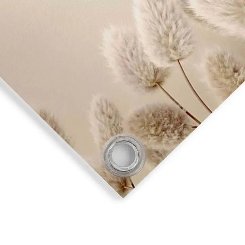Tuinposter Highlander in bloemen - 60 x 80cm - Beige