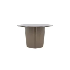Tuintafel Bruin Metaal - Ø120x75cm - Santa