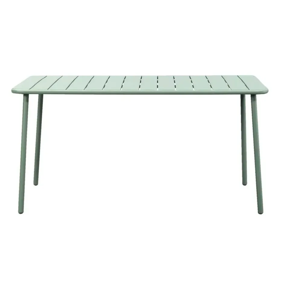 Tuintafel Vence - metaal lichtgroen - 72x150x90 cm