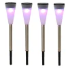 Tuinverlichting prikspot - LED - gekleurd - RVS - 36 cm