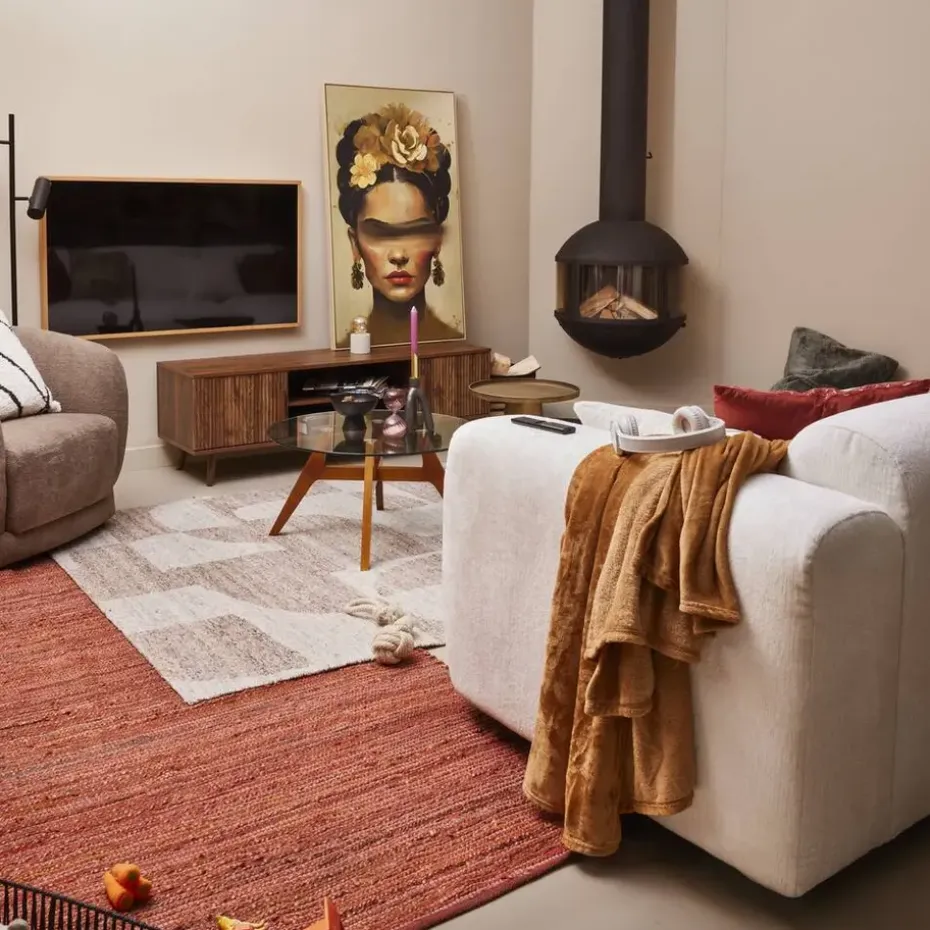 TV-meubel Imre - walnoot - 45x140x40 cm