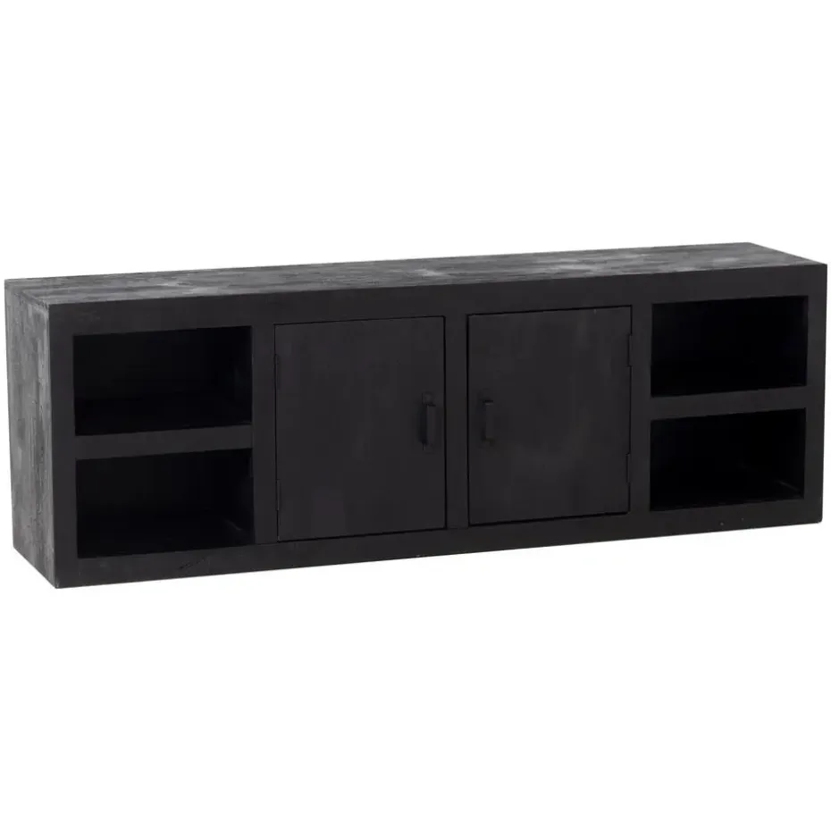 Tv-Meubel Xander Zwart Mangohout