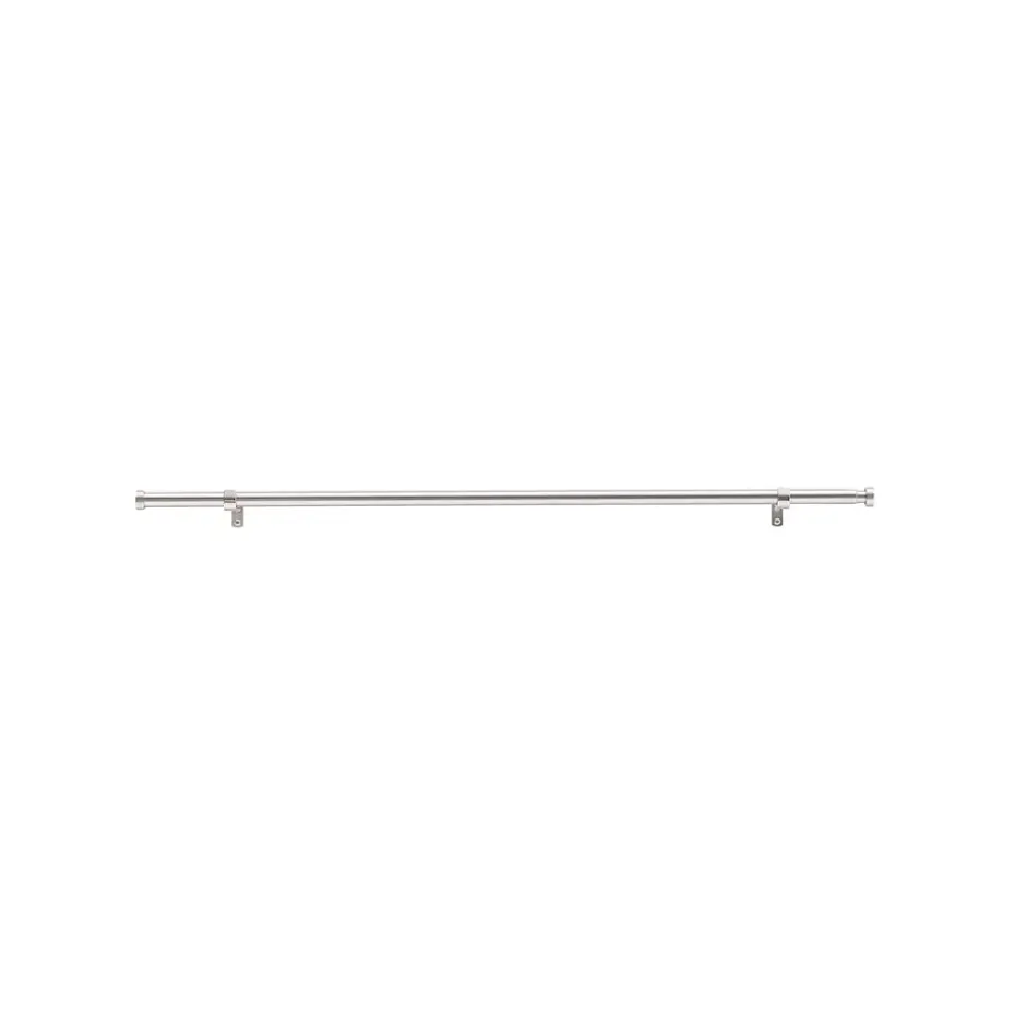 Uitschuifbare Gordijnroede - Aanpasbaar - Stang van 90-170 cm - Zilver