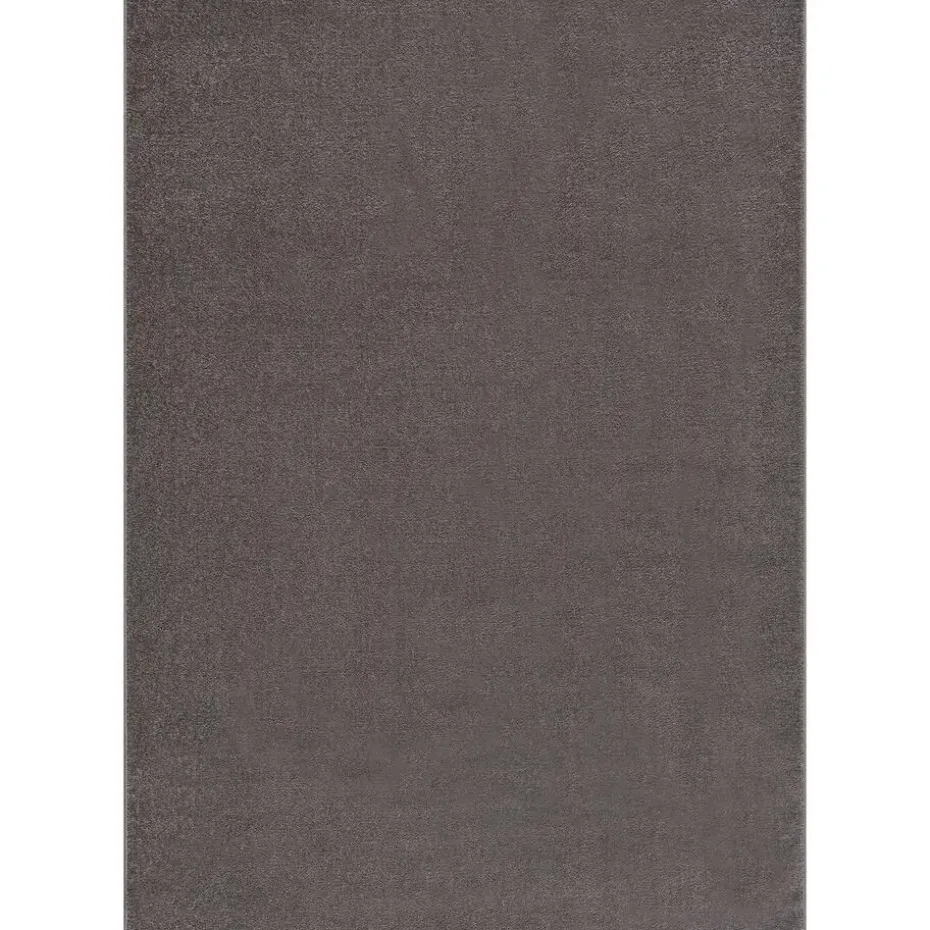 Uni Effen Laagpolig Vloerkleed Modern Grijs - 200x290 CM