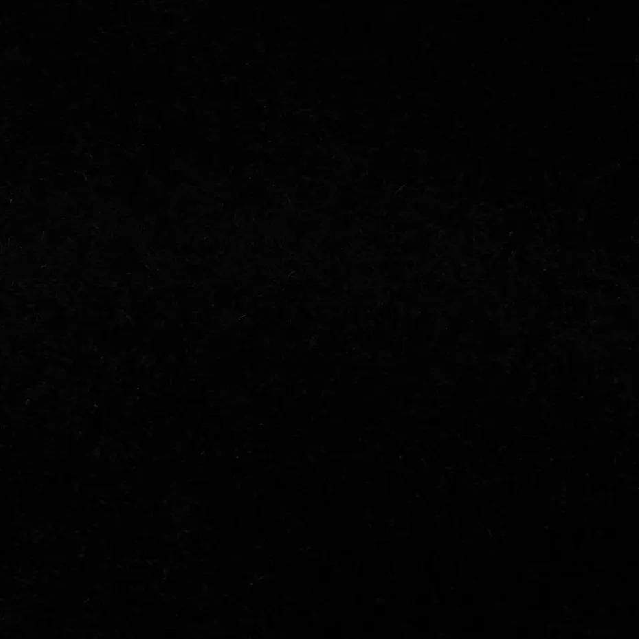 Uni Effen Laagpolig Vloerkleed Modern Zwart - 200x290 CM