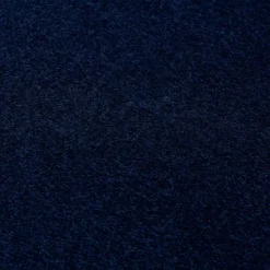 Uni Rond Effen Laagpolig Vloerkleed Modern Donker Blauw Navy - 120 CM ROND