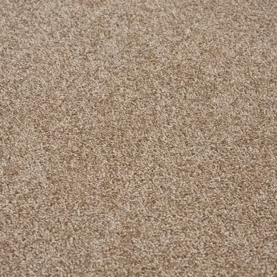 Uni Rond Effen Laagpolig Vloerkleed Modern Beige - 150 CM ROND