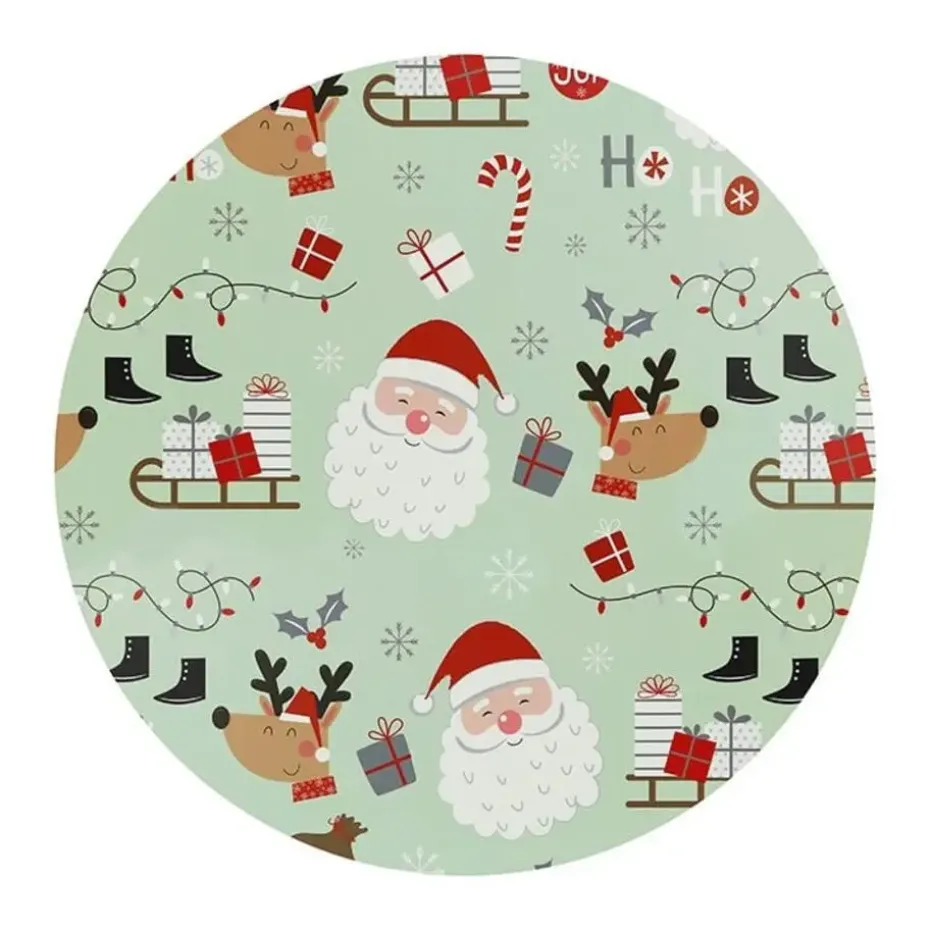 Unique Living - Placemat Present - Ø38cm - Groen