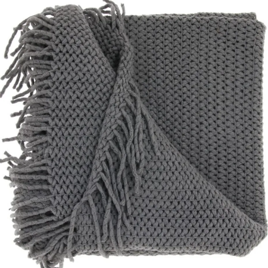 Unique Living - Plaid Kos - 127x152cm - Grey