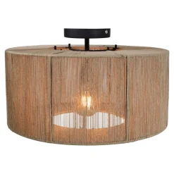 Urban Interiors - Plafondlamp - Drum Jute - Ø45