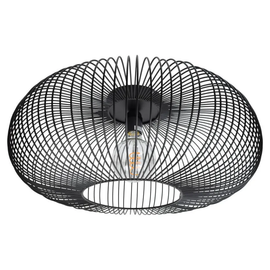 Urban Interiors Meya plafondlamp XL – Metaal – Zwart – Ø50