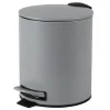 Urban Living Pedaalemmer Toulon - betongrijs - 5L - metaal