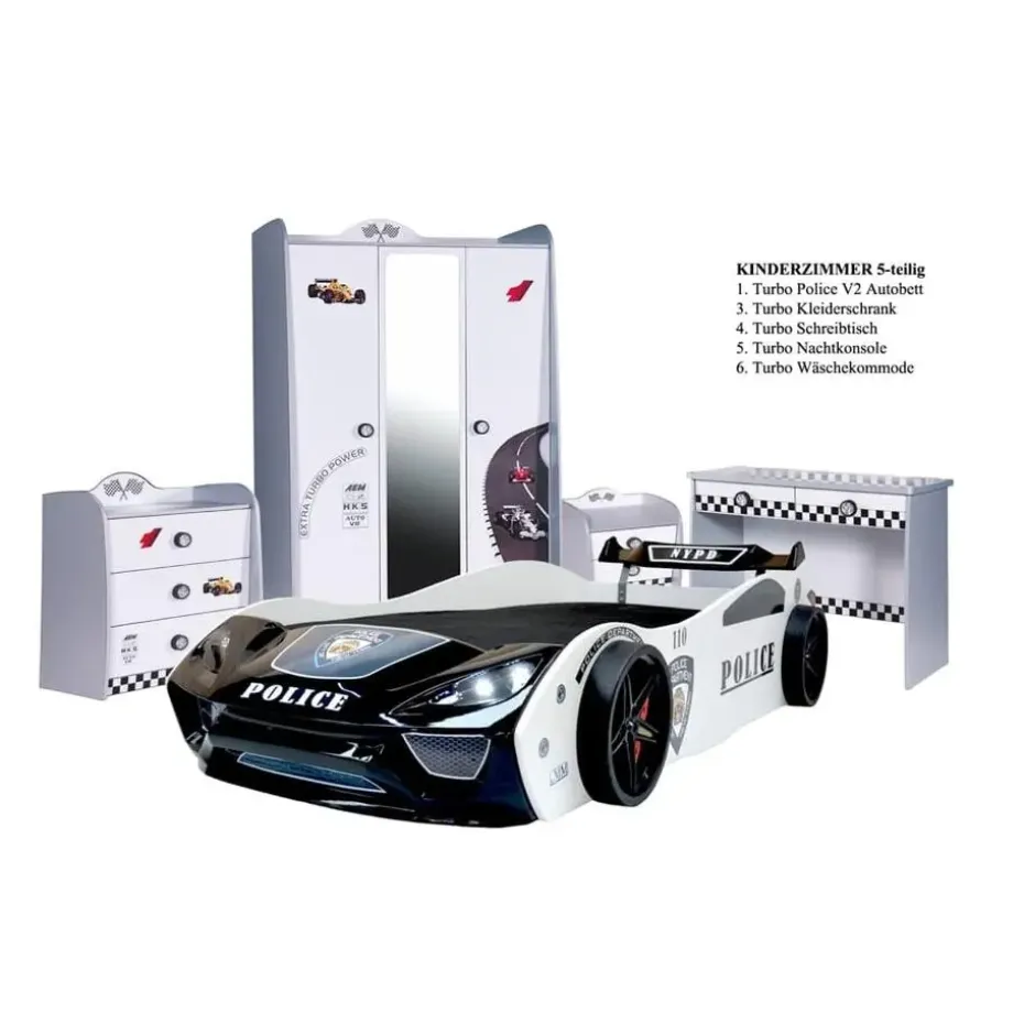 V Power ladekast commode auto Wit