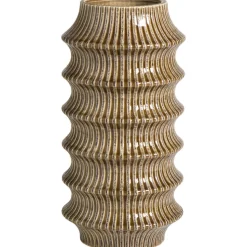 Vaas Bolia - bruin - keramiek - 34xØ17 cm