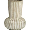 Vaas Oli - bruin - keramiek - 25xØ17,5 cm
