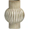 Vaas Oli - naturel - keramiek - 25xØ17,5 cm