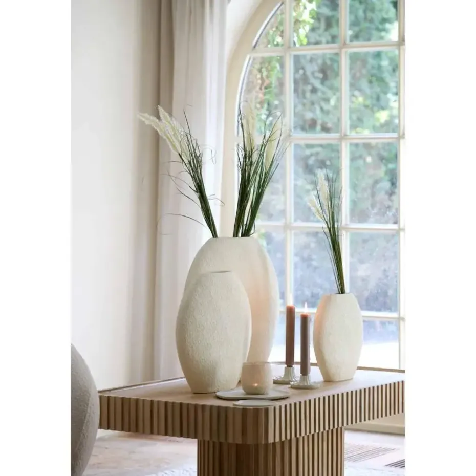 Vaas Renda - Wit - 29.5x10x30cm